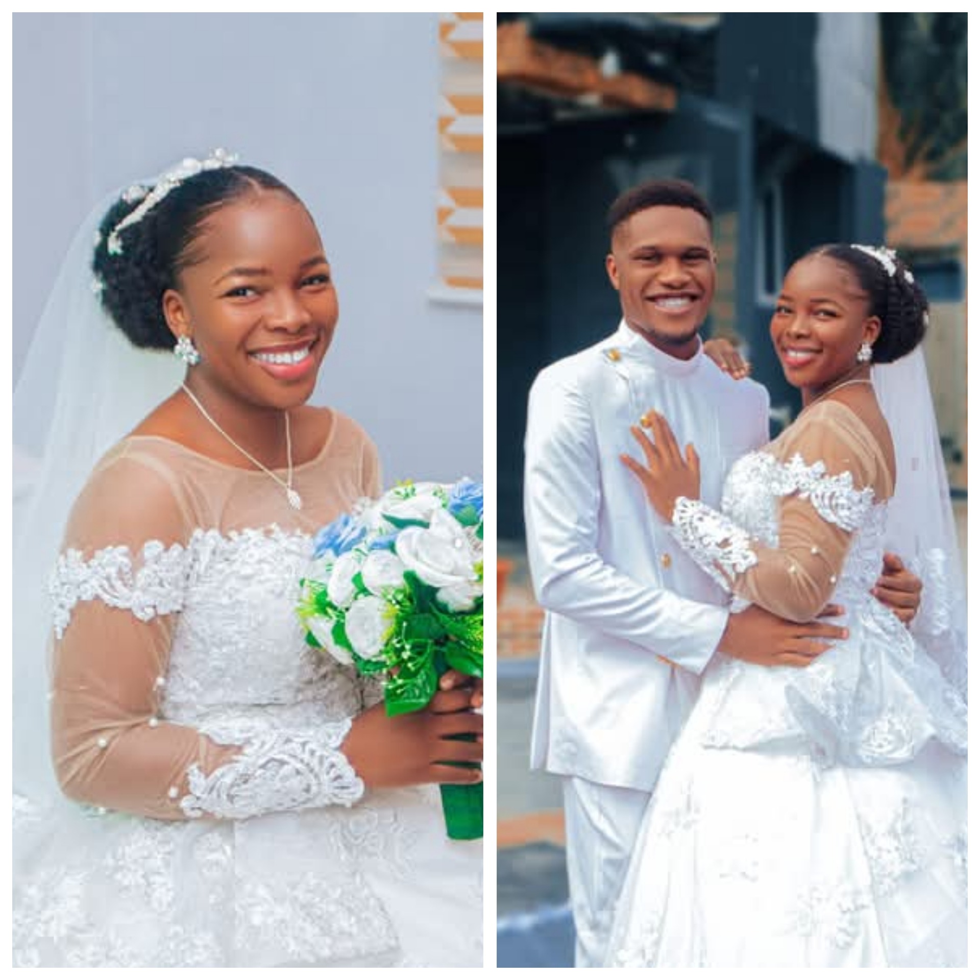 “Thank you for keeping yourself pure, untouched, and unbroken” – Newly married Nigerian man praises his wife for remaining a virgin.